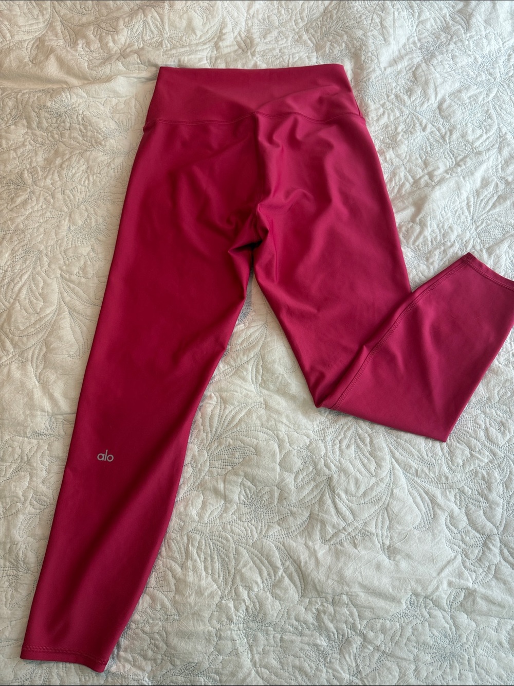 ALO Hot Pink High-Waist Leggings
